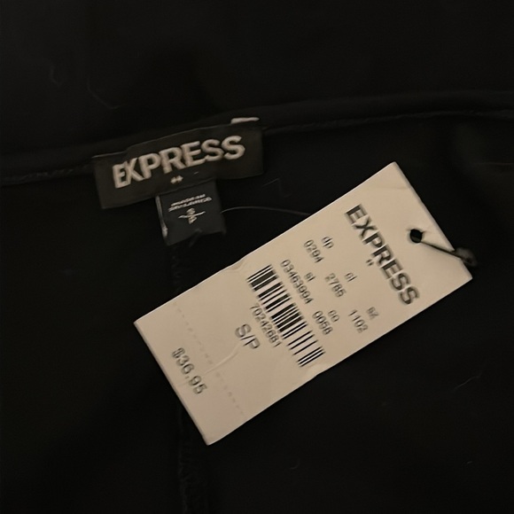 Express Black Strappy Skater Dress NWT Small - Picture 8 of 9